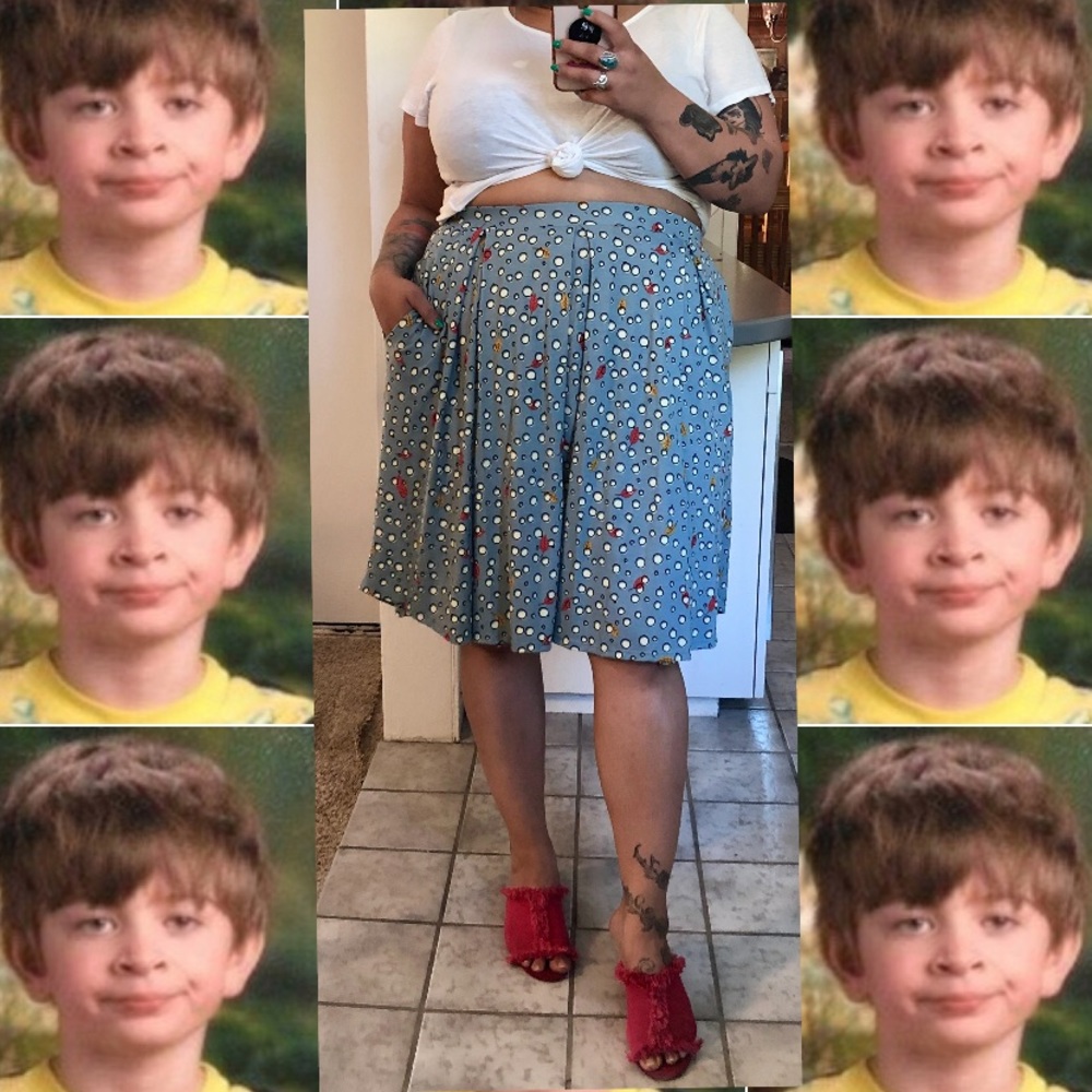 POLKA DOT SKIRT
